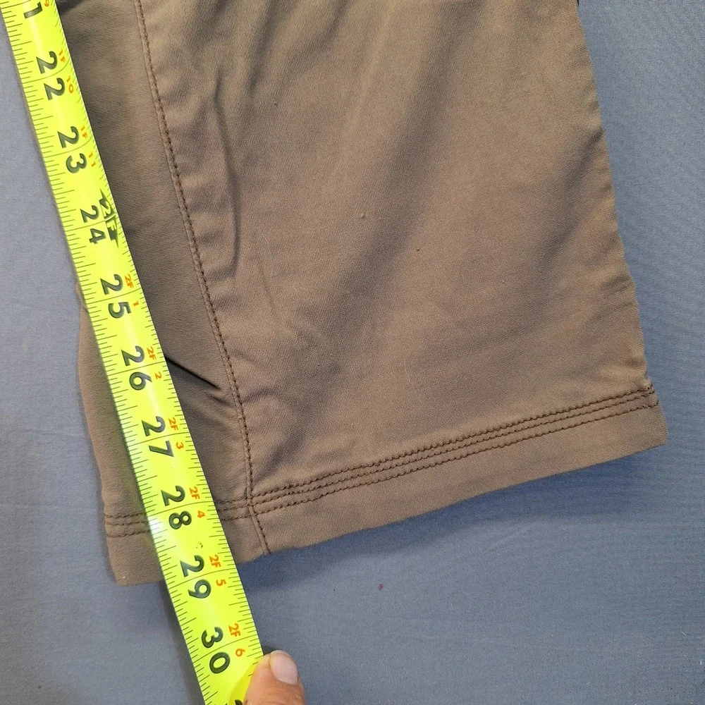 Prana Zion Mens Brown Stretch Nylon Hiking Climbing Pants 33x30 Camping Outdoor